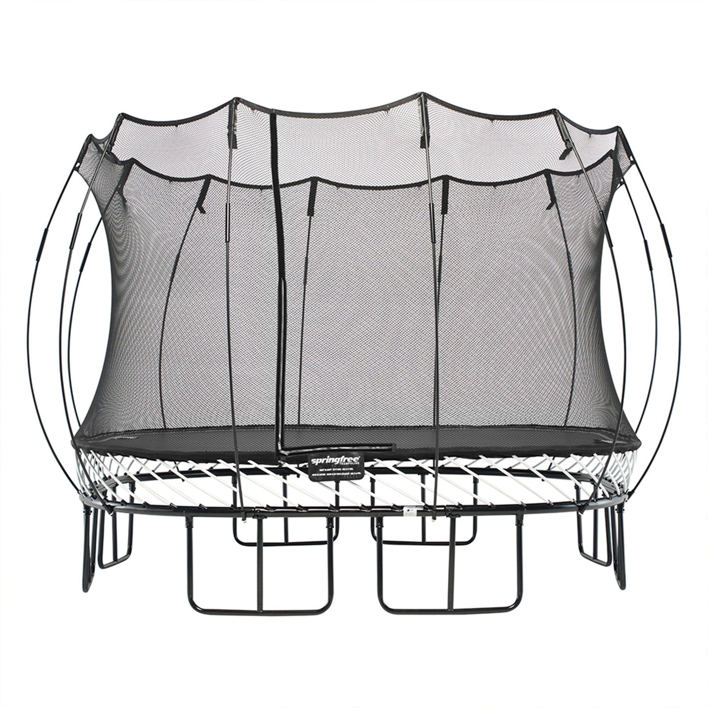 Springfree Trampoline Kids Outdoor Large Square 11 Ft. Trampoline with Enclosure - Go Little Ones