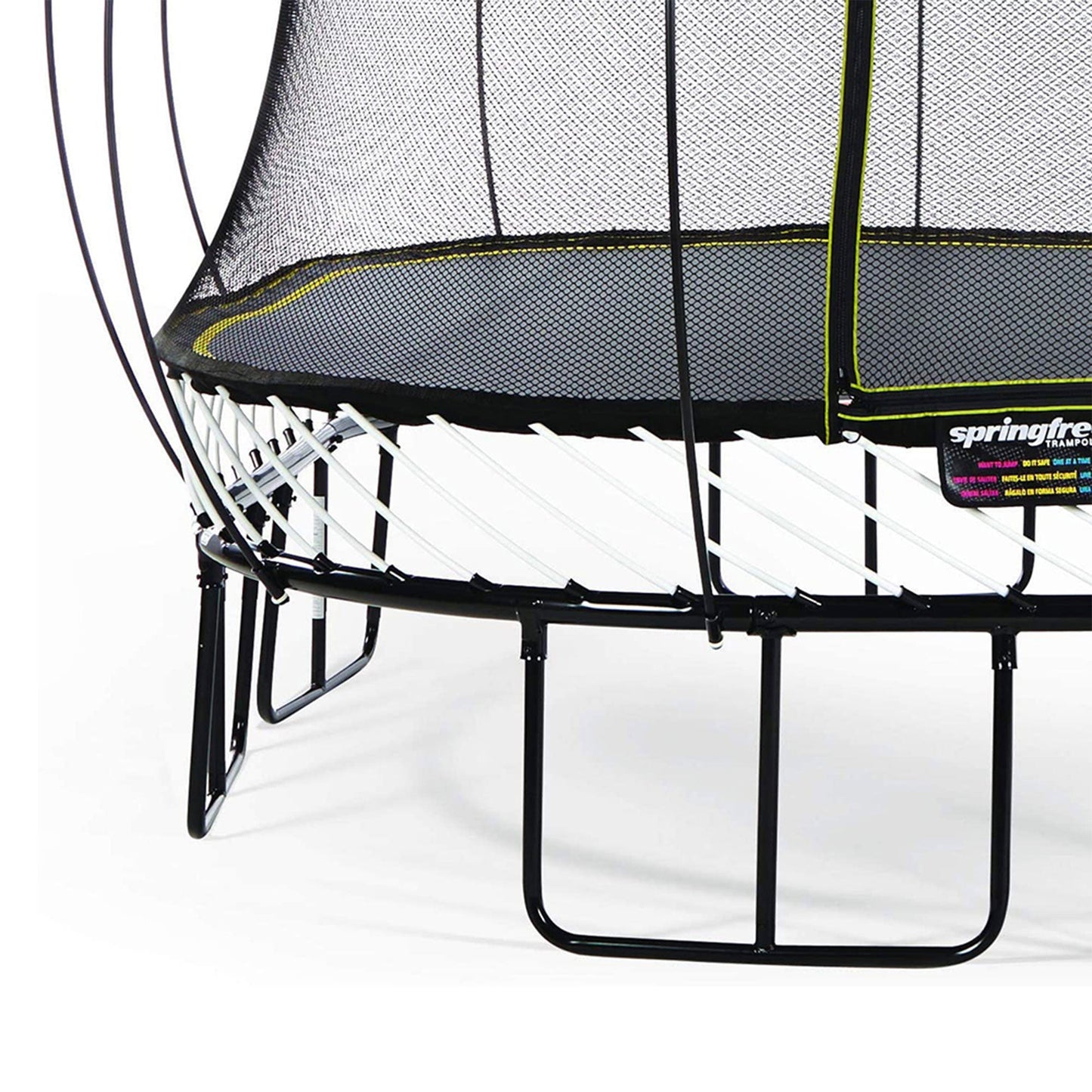 Springfree Trampoline Kids Oval 8x11 Ft. With FlexrHoop Basketball Game - Go Little Ones
