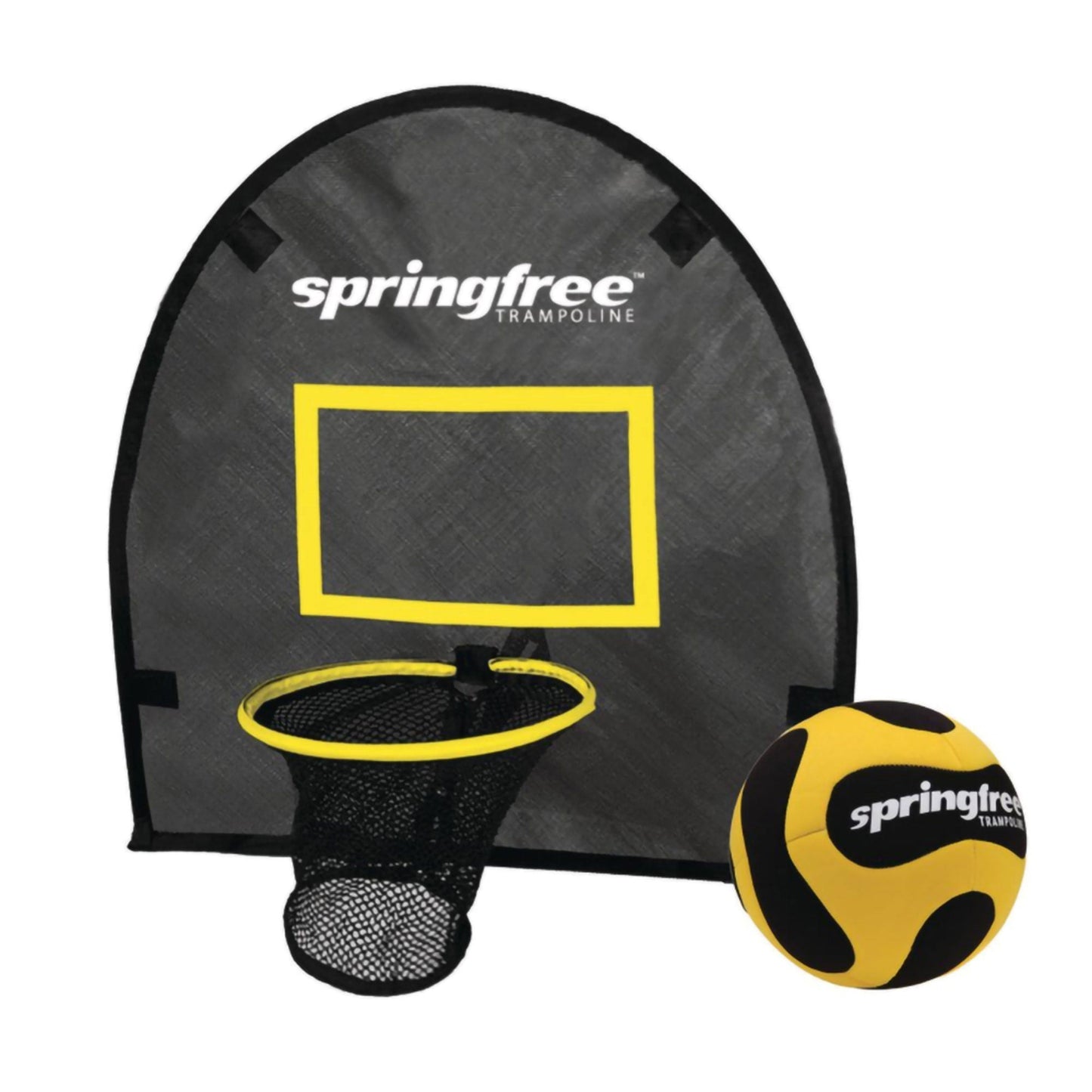 Springfree Trampoline Kids Square 13 Ft. Trampoline With FlexrHoop Basketball Game - Go Little Ones