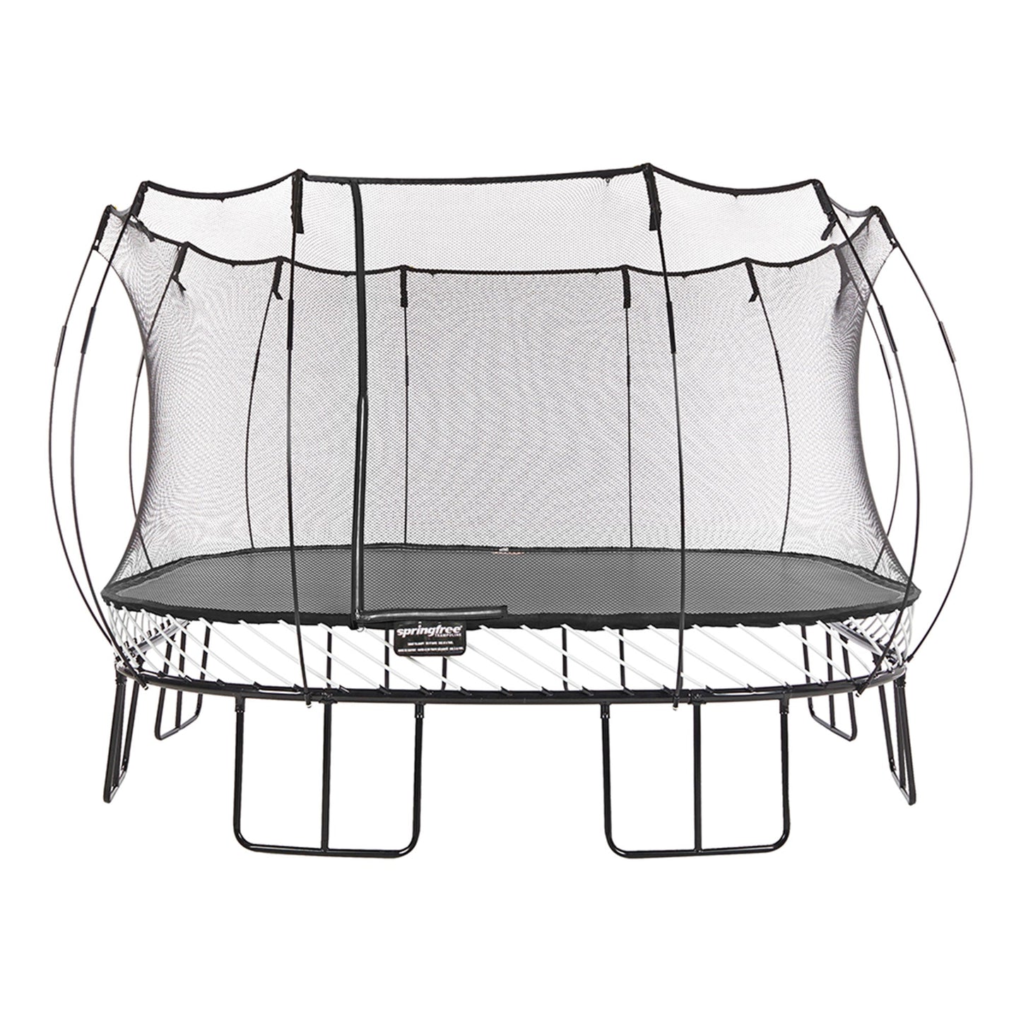 Springfree Trampoline For Kids Square 13 Ft. with FlexrStep V2 Safety Ladder - Go Little Ones