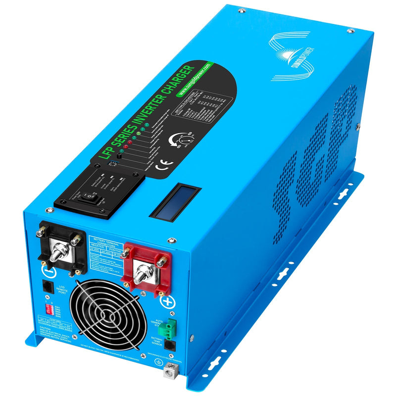 3000W DC 12V Pure Sine Wave Inverter With Charger - LFP3K12V120VSG