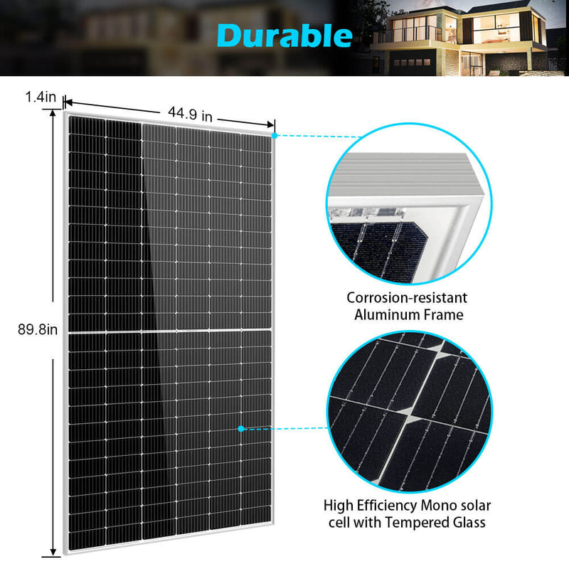 Sun Gold 550 Watt Monocrystalline PERC Solar Panel - SG-550WMx2