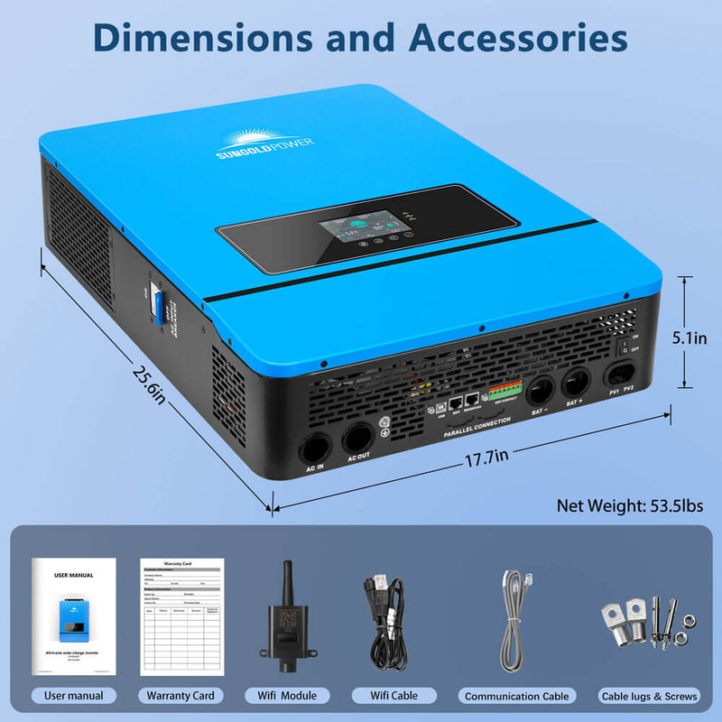 10KW 48V Split Phase Solar Inverter - SPH10K48SP