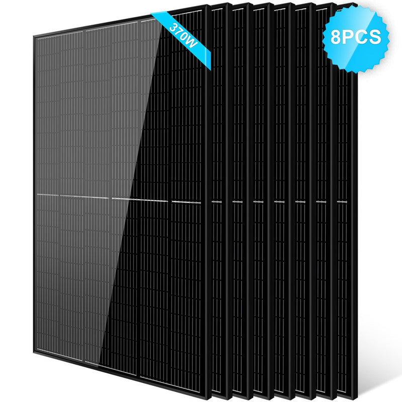 Sun Gold 370W Mono Black PERC Solar Panel - SG-370WMBx2