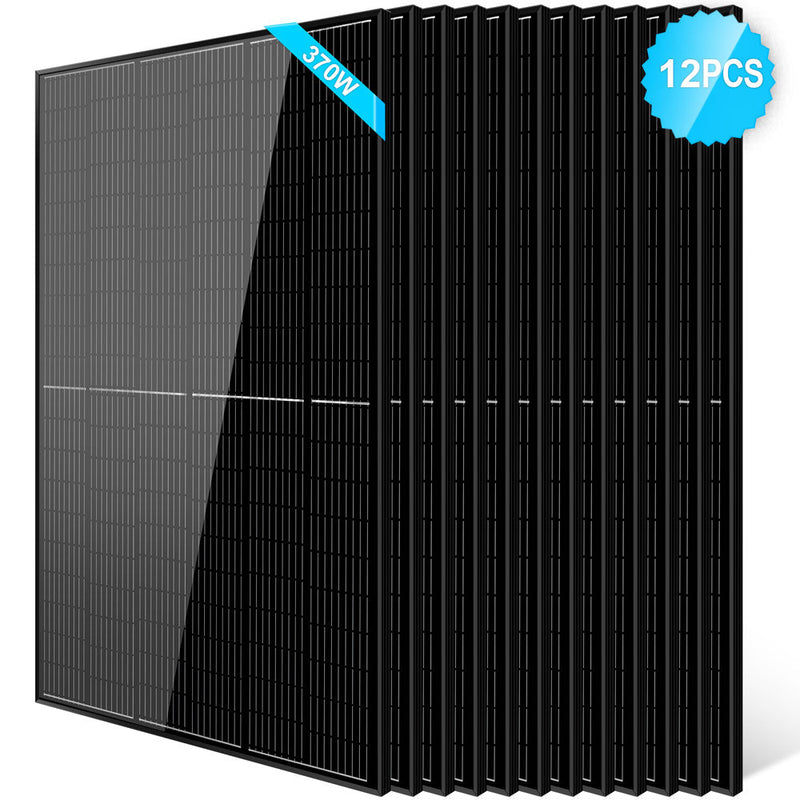 Sun Gold 370W Mono Black PERC Solar Panel - SG-370WMBx2