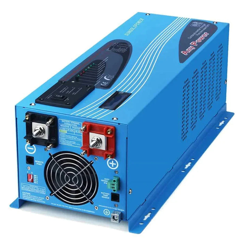 3000W DC 12V Pure Sine Wave Inverter With Charger - LFP3K12V120VSG