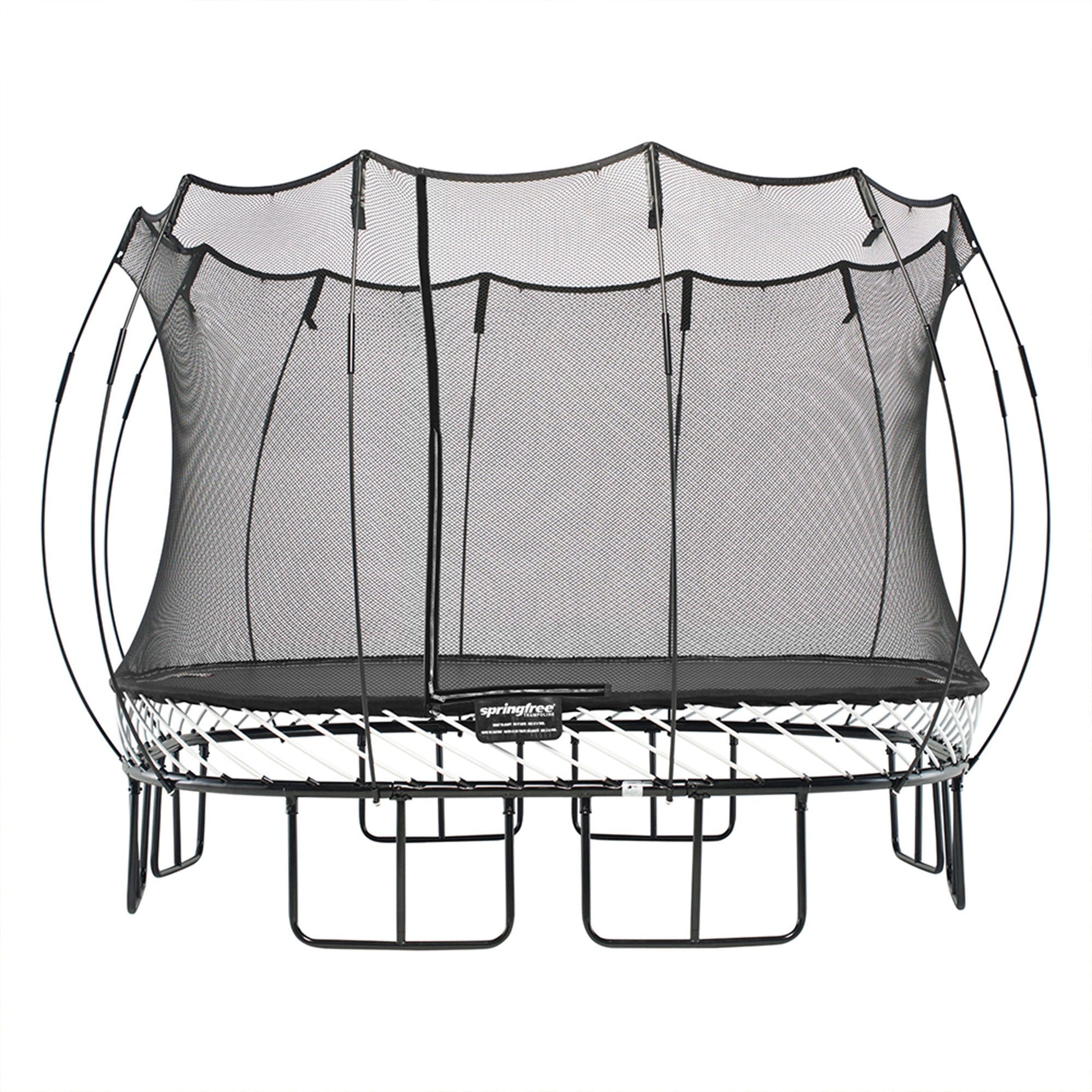 Springfree Trampoline Kids Outdoor Large Square 11 Ft. Trampoline with Enclosure - Go Little Ones