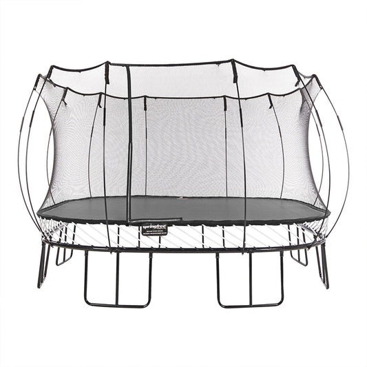 Springfree Trampoline Kids Outdoor Jumbo Square 13 Ft. with Enclosure - Go Little Ones