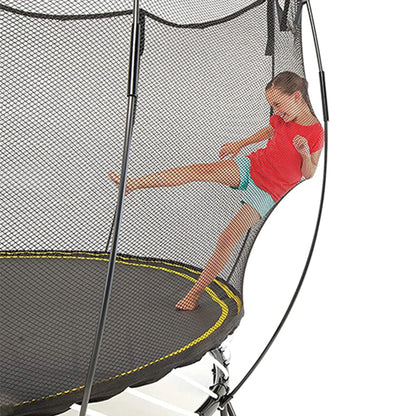 Springfree Trampoline Kids Oval 8x11 Ft. With FlexrHoop Basketball Game - Go Little Ones