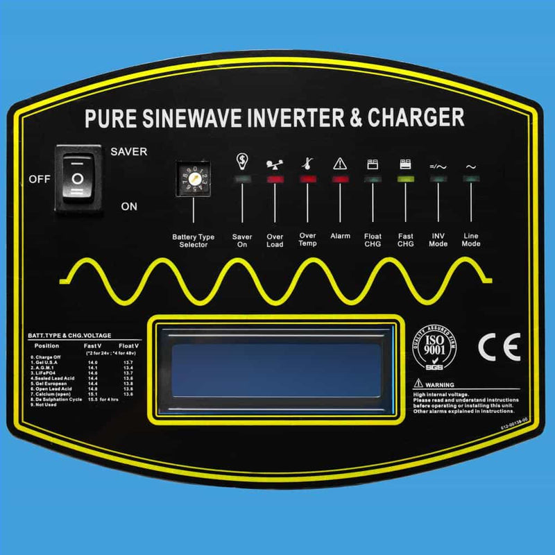 18000W 48V Split Phase Pure Sine Wave Inverter Charger - LFPV18K48V240VSP